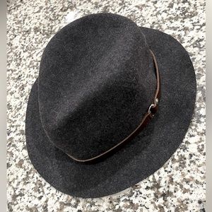 NWT . . .  Rag & Bone Floppy Wool Fedora  |  Mid Grey Melange